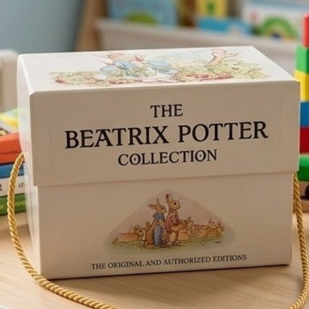 Vintage 1986 Beatrix Potter Collection 12 Book Box Set Peter Rabbit Childcore